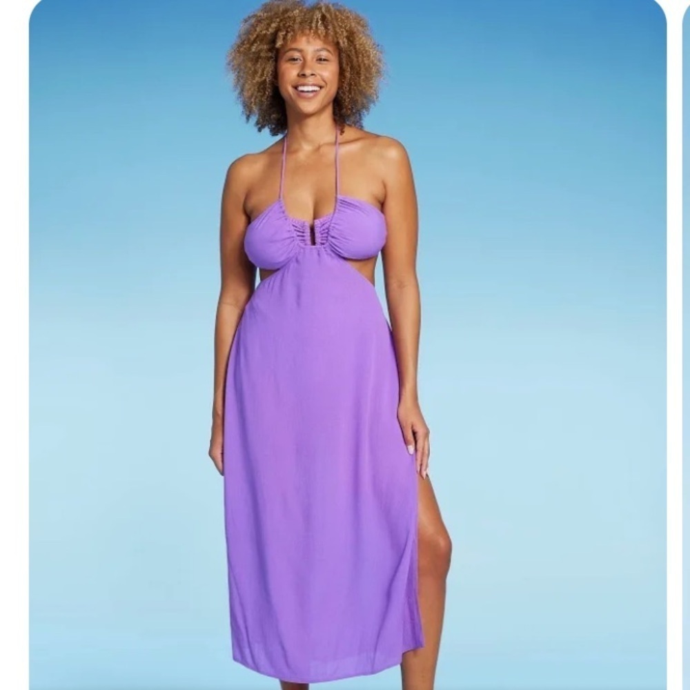 Shade & shore purple coverup new